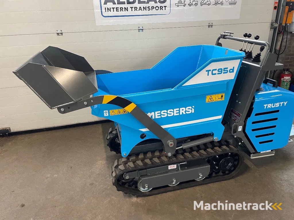 Messersi Nieuwe TC95D diesel rupsdumper met laadschep