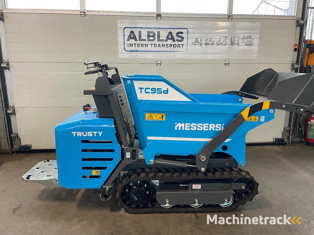 Messersi Nieuwe TC95D diesel rupsdumper met laadschep