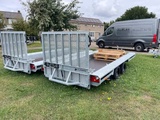 Minituur van Diversen Vlemmix 400x150 machine transporter met oprijplaat nieuw! 3500kg