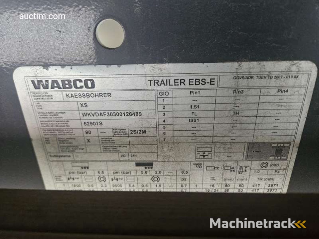 KÄSSBOHRER MAXIMA 2023 Closed semi-trailer