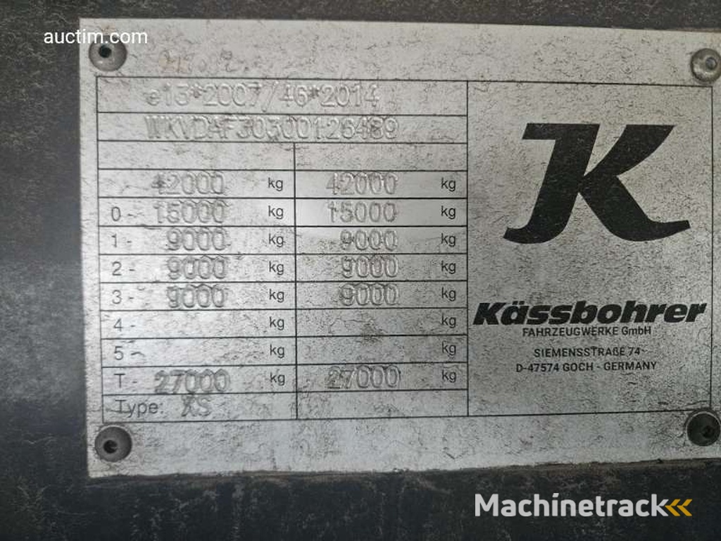 KÄSSBOHRER MAXIMA 2023 Closed semi-trailer