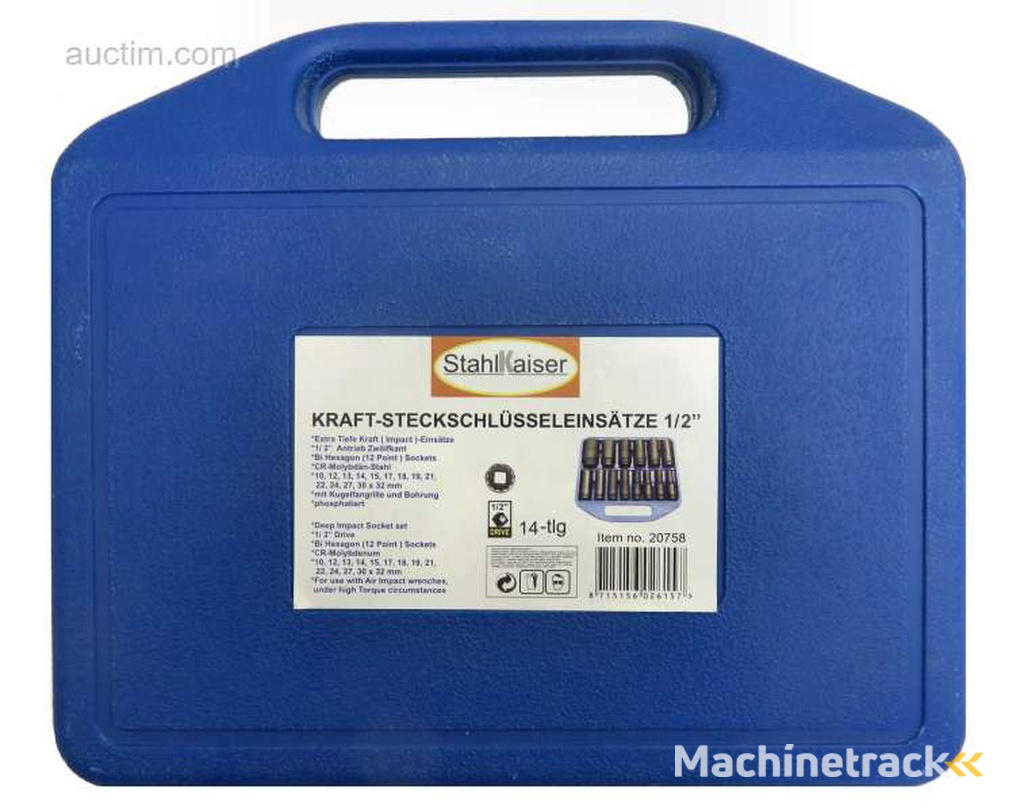 Stahlakiser 14 delige lange krachtdoppenset 10-32m