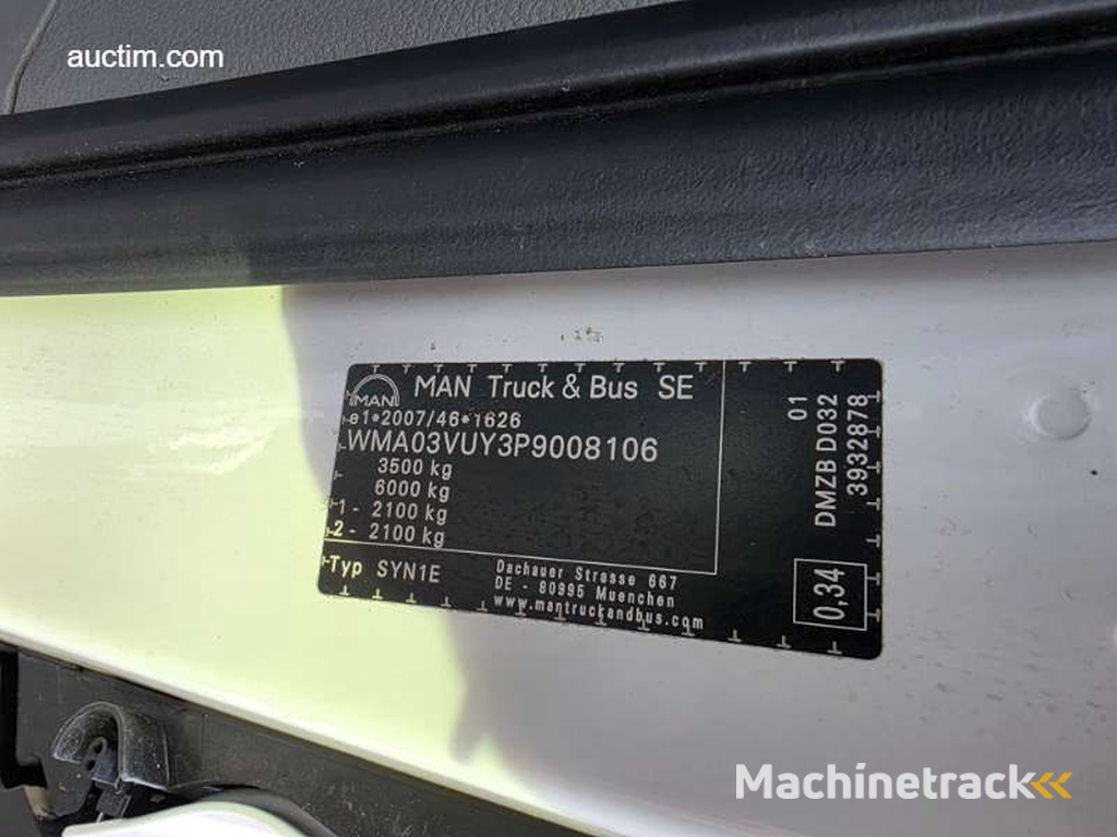 MAN TGE 3.180 2022 Gesloten bestelwagen