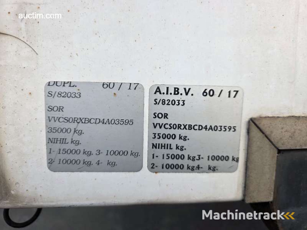 Sor Iberica 2010 Refrigerated trailer