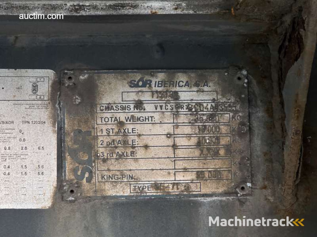 Sor Iberica 2010 Refrigerated trailer