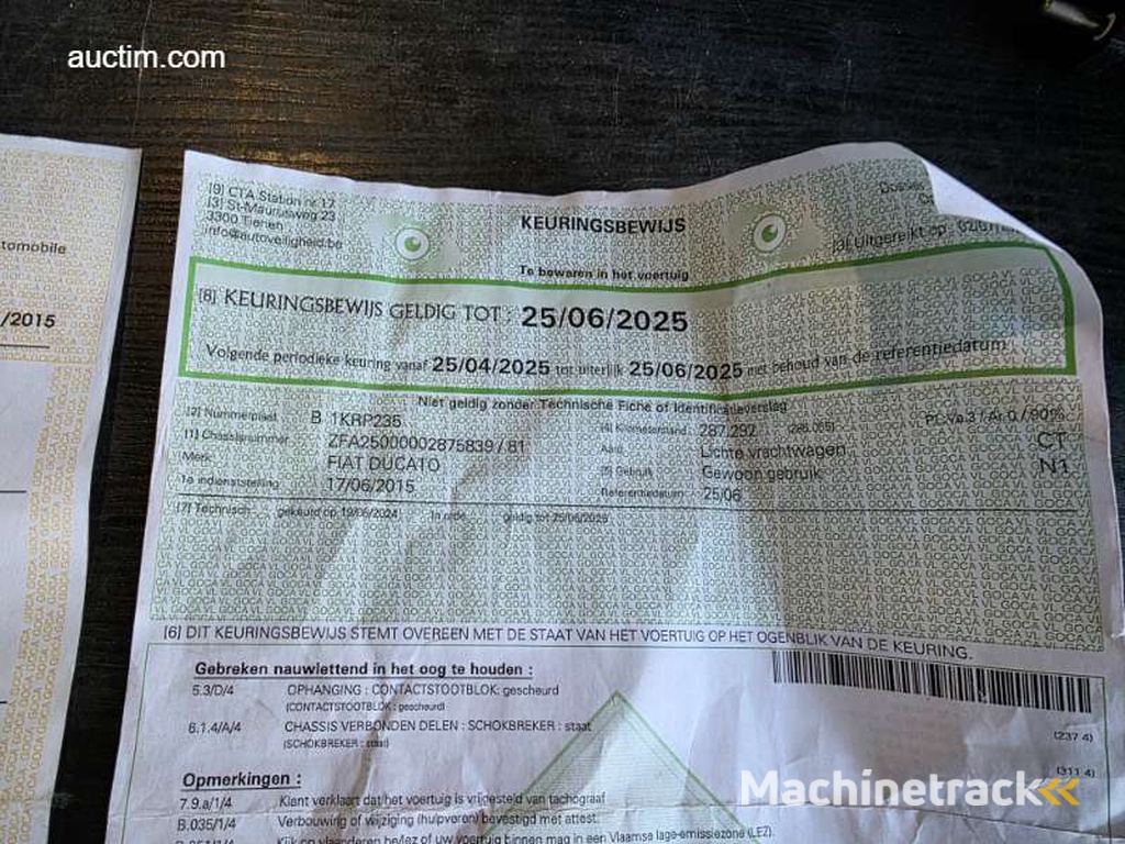 Fiat Ducato 130 Multijet 2015 Gesloten...