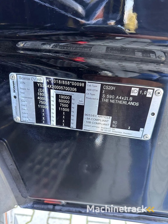 Scania 590S V8 NGS FULL AIR LEDPAKKET