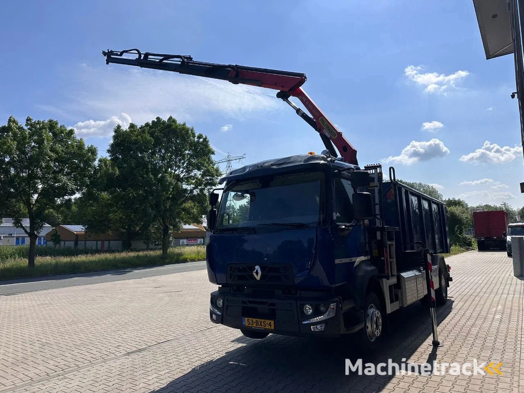 Renault D16.280 NIEUWWAARDIGE KRAAN-KIPPER / PALFINGER PK8.501SLD