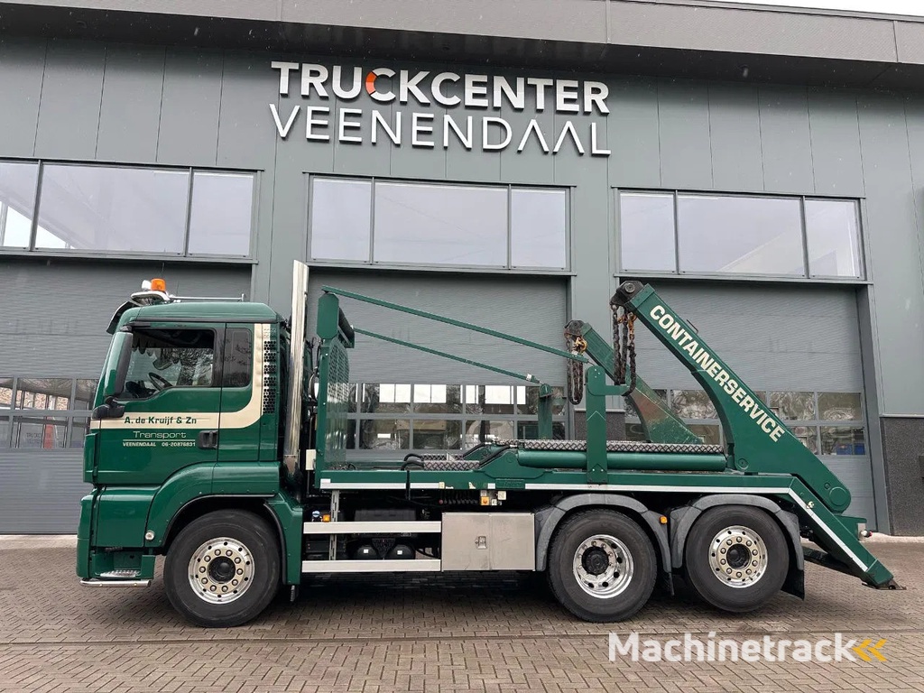 MAN TGS 28.460 / STUUR EN LIFTAS / 1E EIGENAAR / HYVA PORTAALARM-AFNETSYSTEEM