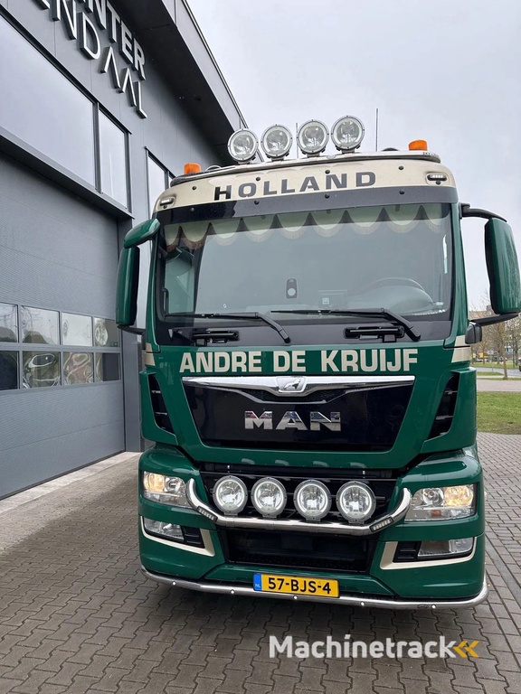 MAN TGS 28.460 / STUUR EN LIFTAS / 1E EIGENAAR / HYVA PORTAALARM-AFNETSYSTEEM