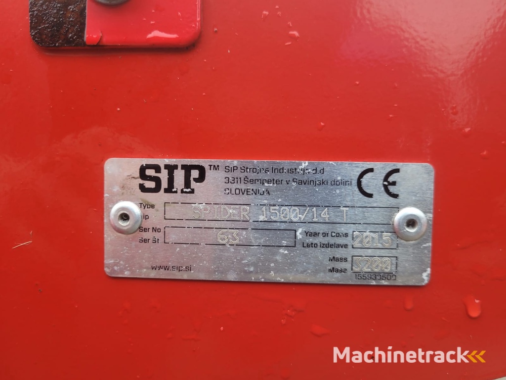 SIP Spider 1500/14T Schudder
