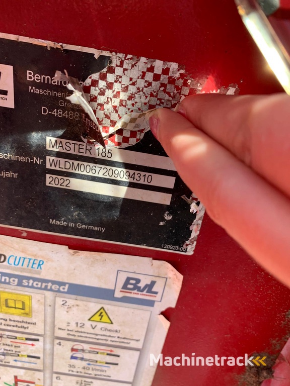 BvL Master 185 Kuilvoersnijder