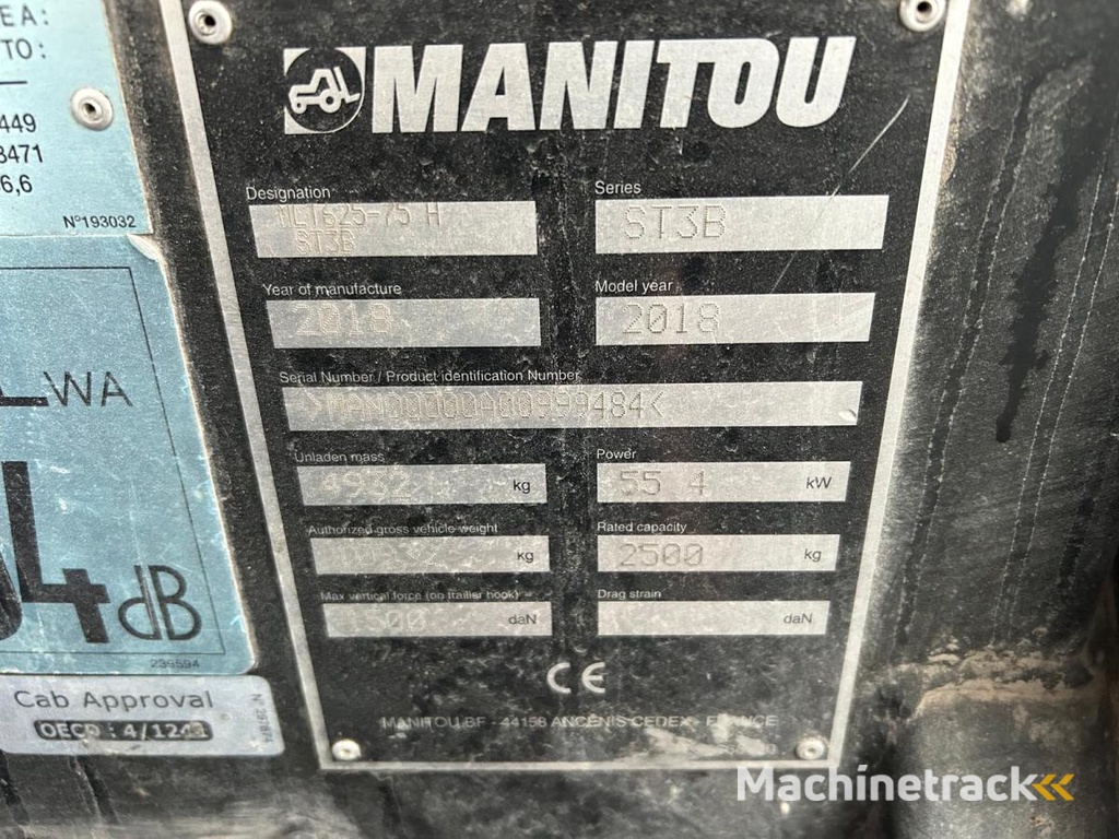 Manitou MLT 625-75H