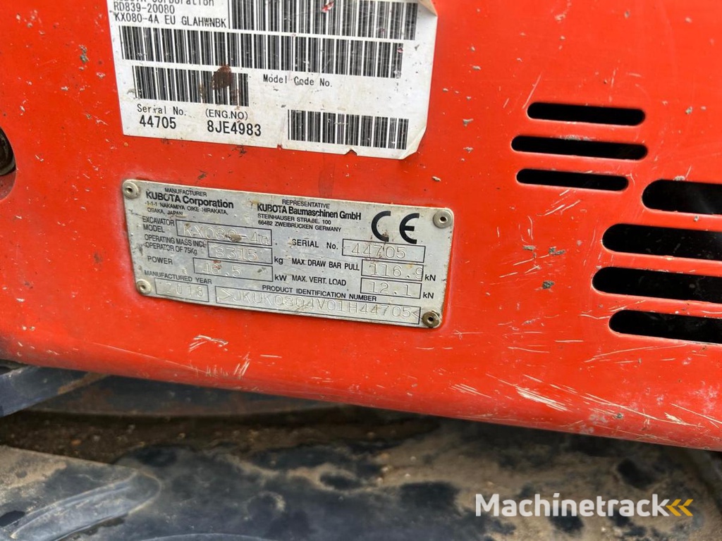 Kubota KX080-4