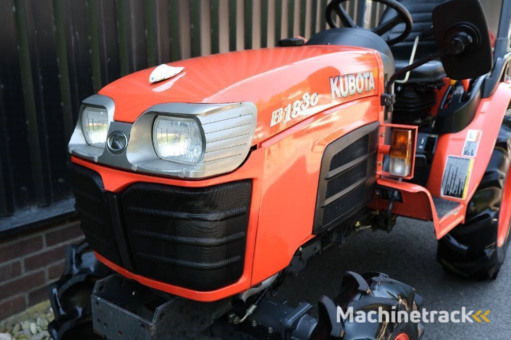 Kubota B1830 4WD minitractor 18pk | kenteken | 871h