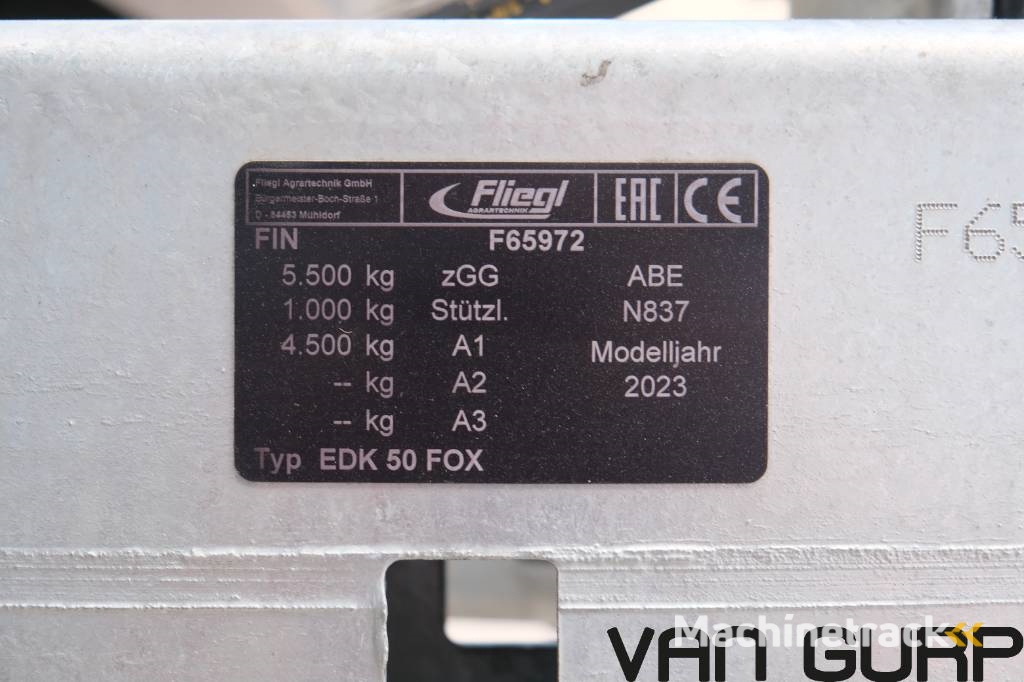 Fliegl EDK50 FOX | Dreiseitenkipper | 3 zijdige kipper