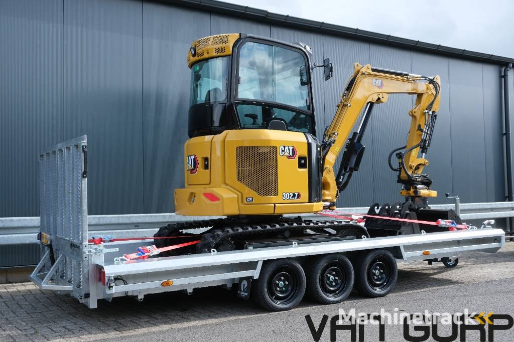 CAT 302.7 CR  | Engcon |  3500kg machinetransporter