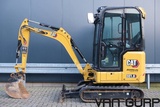 Minituur van CAT 301.8 excavator graafmachine bagger