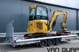 Minituur van CAT 302.7 CR  | Engcon |  3500kg machinetransporter