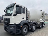 Minituur van MAN TGS 35.360 8x4 BB | mixer 10 m3 | Liebherr | 37 Ton