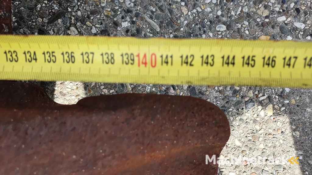 Zeer zware puinbak dubbele Caterpillar aansluiting