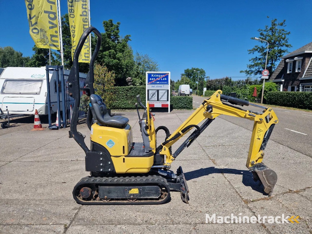 Yanmar SV08-1A gewicht 960kg.
