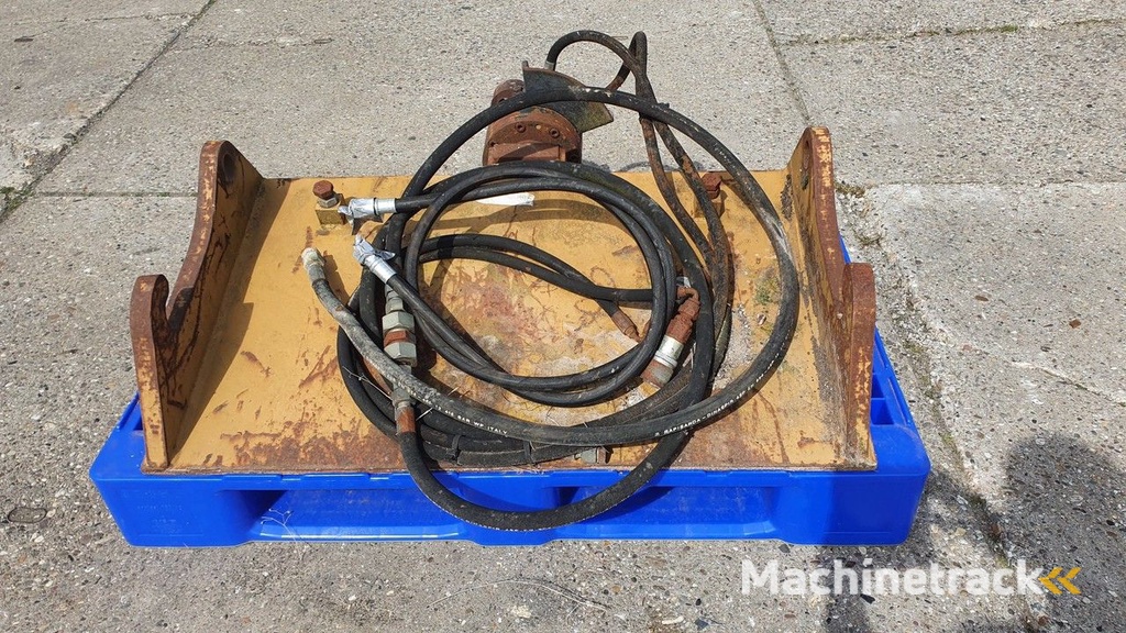 Diversen Kopplaat met hydr. rotator tbv wiellader
