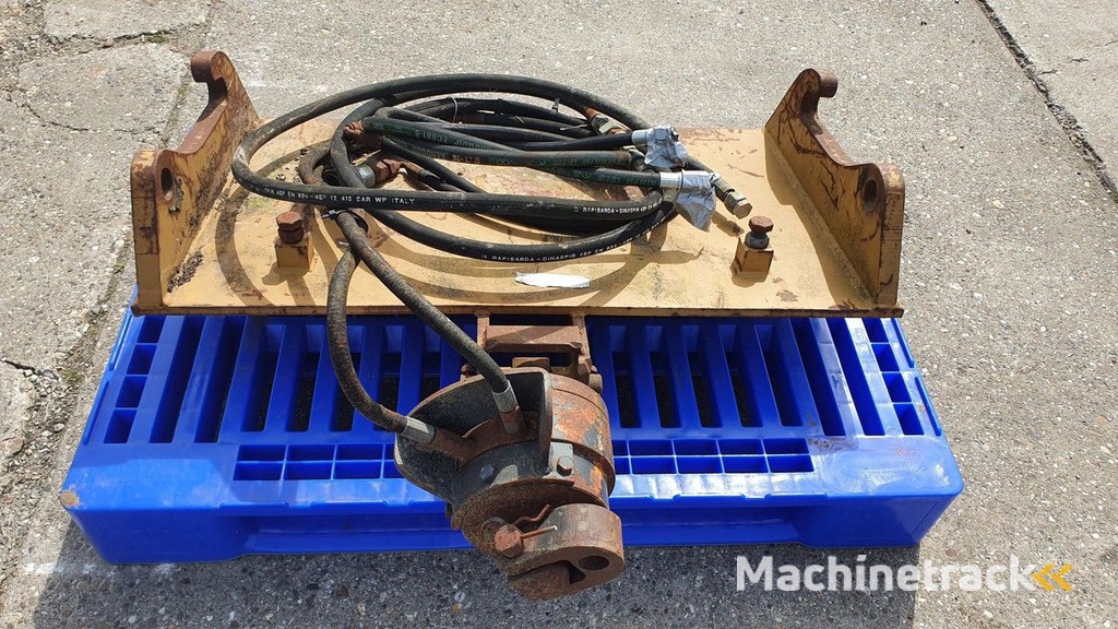 Diversen Kopplaat met hydr. rotator tbv wiellader