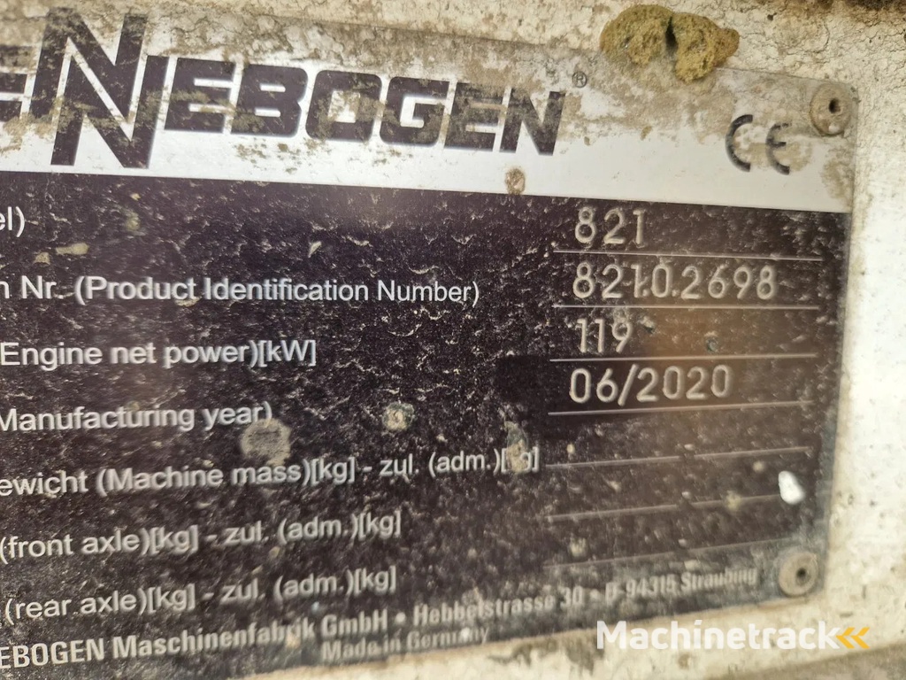 Sennebogen 821 overslagkraan