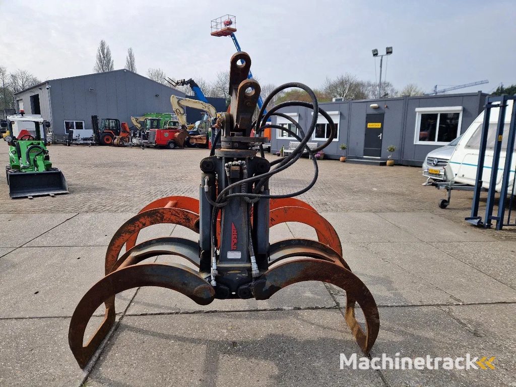 O&K en Atlas hydraulische bomenklemmen