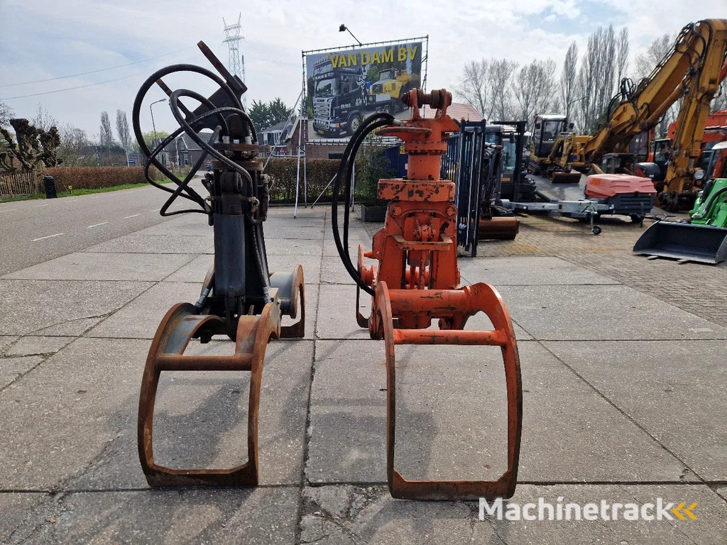 O&K en Atlas hydraulische bomenklemmen