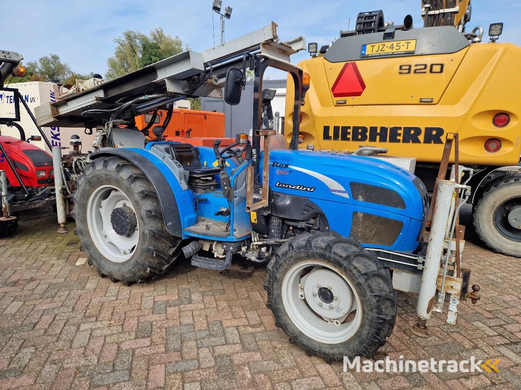 Landini Rex 95F speed five 4x4 drilling tractor