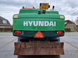 Minituur van Hyundai Robex 160W-9A met 6-cilinder Cummins motor