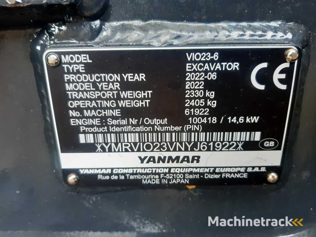 Yanmar Vio23