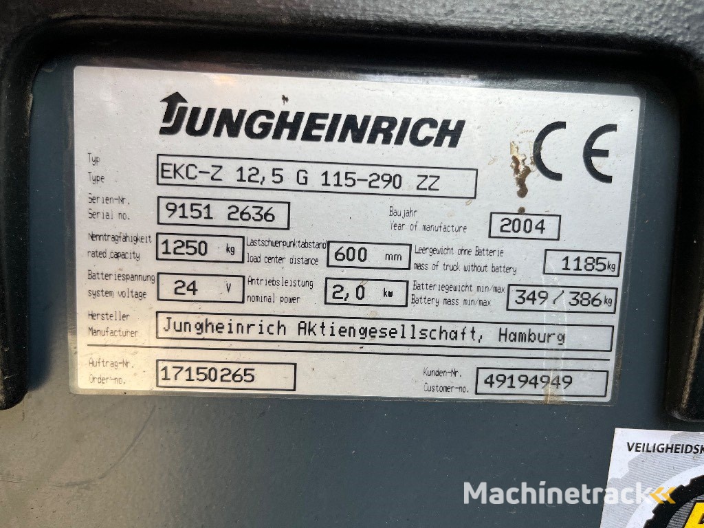 Jungheinrich EKC - Z 12.5