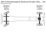 Miniaturansicht von DAF LF 230 Autotransporter Showtruck 4/5 Lader 3 Seats Camera