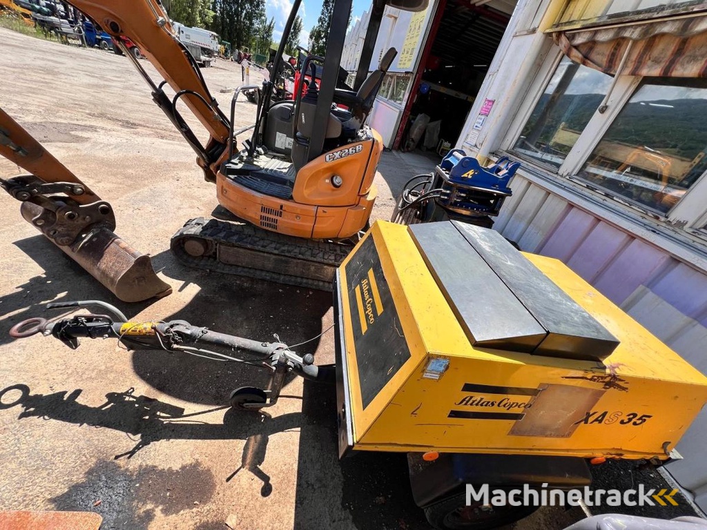 Atlas-Copco XAS-35-COMPRESSEUR-9BAR-SUR-REMORQUE-NET-DE-TVA-