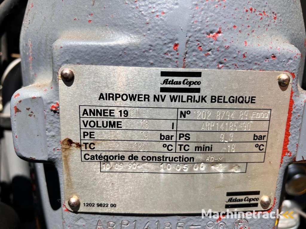 Atlas-Copco XAS-35-COMPRESSEUR-9BAR-SUR-REMORQUE-NET-DE-TVA-