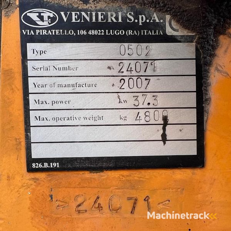 Venieri 263B-PLUS-CHARGEUSE-SUR-PNEUS