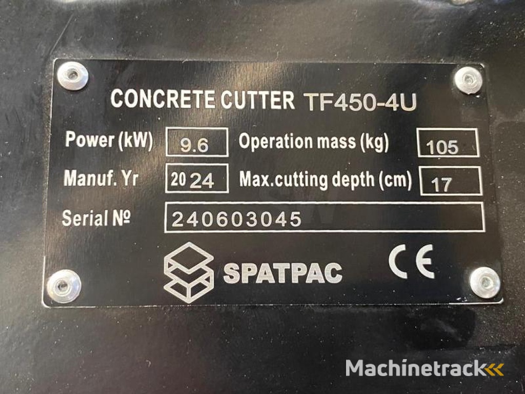 Spatmat Scie à sol SPATMAT TF450