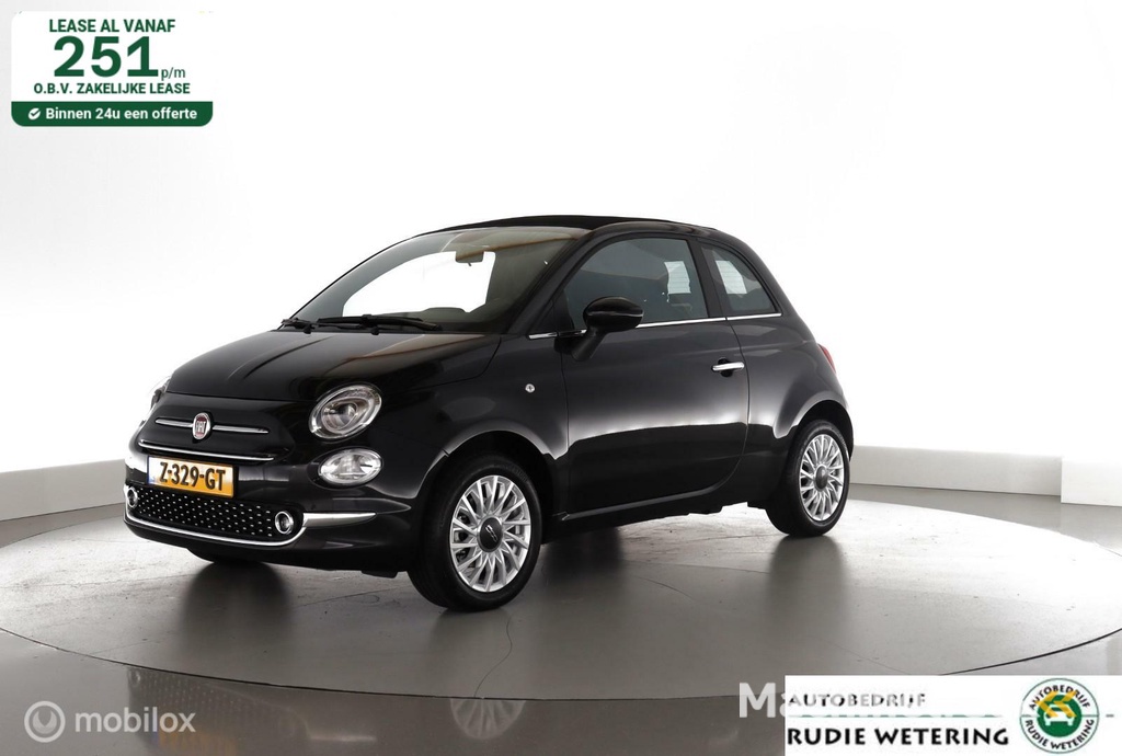 Fiat 500 Cabrio 1.0 Hybrid Dolcevita Finale airco|cruise|dab|applecarplay|lmv15