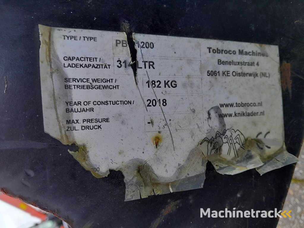 Giant Puinbak met inlegvel 120cm