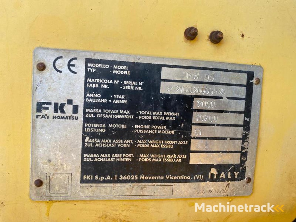 Komatsu PW95