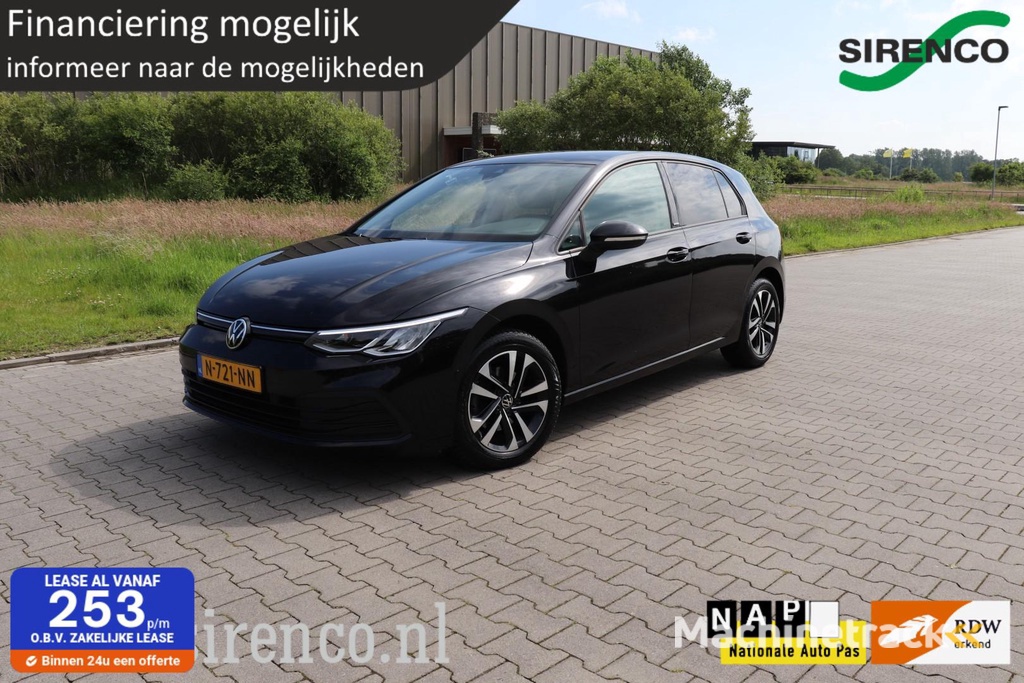 Volkswagen Golf 8 1.5 eTSI VIII 150 PK united stuur&stoelverwarming led sfeerverlichting grote navi virtual cockpit adaptive cruise