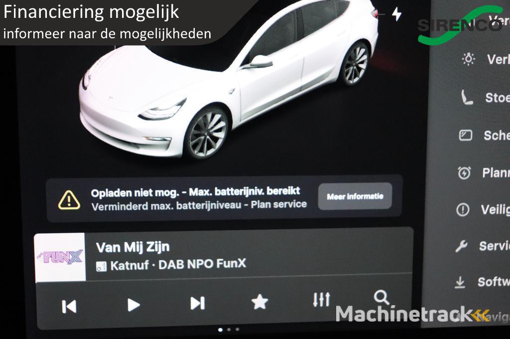 Tesla Model 3 Standard RWD Plus 60 kWh -- HV accu storing !--  export rijd nog wel autopilot trekhaak