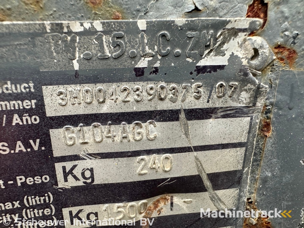 Tre Emme jib met lier Treemme FV.15.LC.ZM2 Merlo verreiker