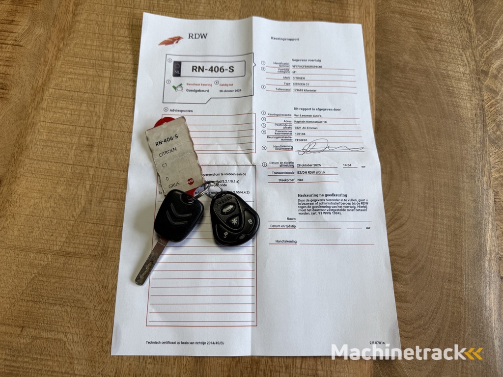 Citroën C1 1.0 Bi-Ton | Nieuw binnen | RIJKLAAR | Airco