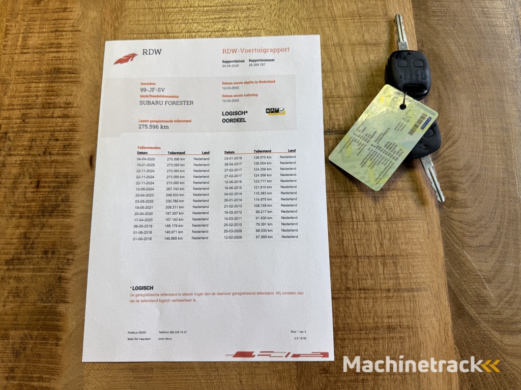 Subaru Forester 2.0 AWD