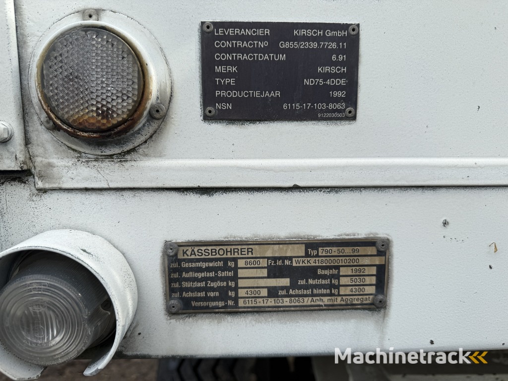 KassBohrer aanhangers te koop 6 meter lang