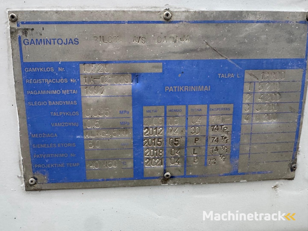 Scania P 124.360, 18800 liter